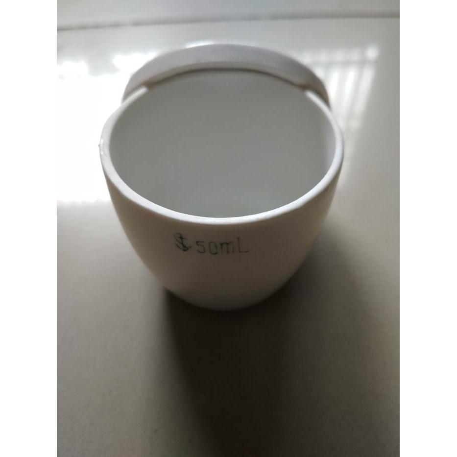 JTTOP" PORSELEN KRUSIBEL-CRUCIBLE PORCLAIN 50 ML-CAWAN KRUSIBEL