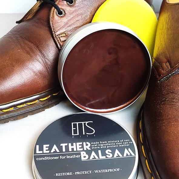 Sepatu Kulit Leather Balsam / Wonder Balsam Warna Coklat Leather Care / Semir / Leather Balm / Semir