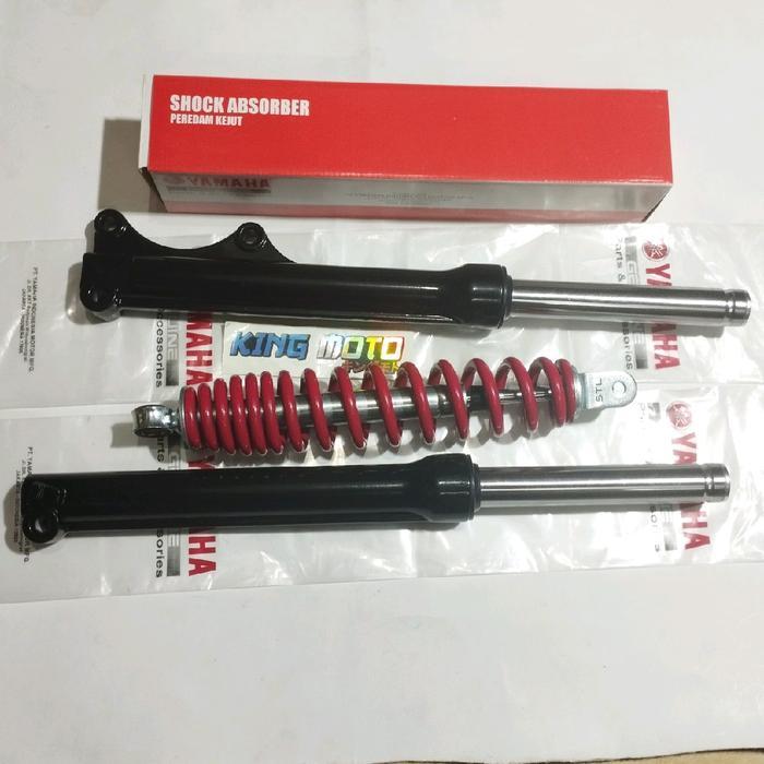 Paket Shockbreaker Belakang As +Tabung Depan Set Mio J Mio M3 Mio Gt Fino Fi Soul Gt Mio 125 Mio Z