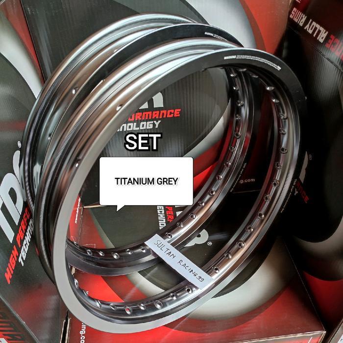 Velg Tdr Titanium Grey Ring 17 X 140/160/185 Tdr Original (1 Set)