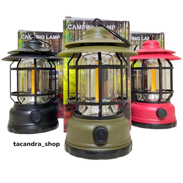 Lentera Gantung Retro LED 5700 / Lampu Lentera LED Camping Tent