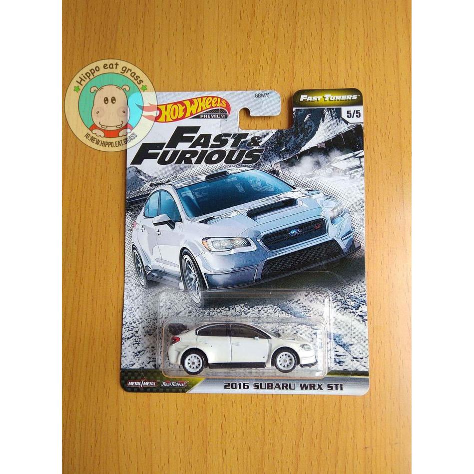 Hot Wheels Hotwheels Fast & Furious Fast Tuners 2016 Subaru WRX STI Siap Kirim