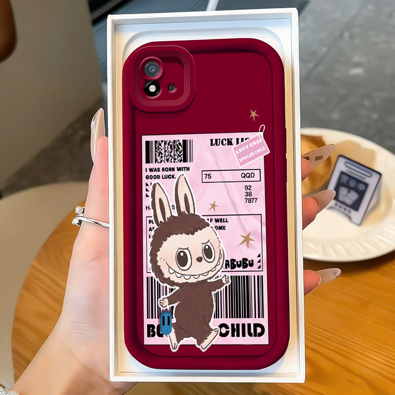 Casing Hp untuk Realme C20 C20A C11 2021 C11 2020 Case labu doll Gantungan kunci Kasing silikon Cesi