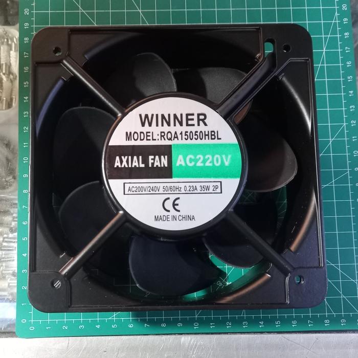 Cooling Fan Kipas AC 220V 15x15 CM