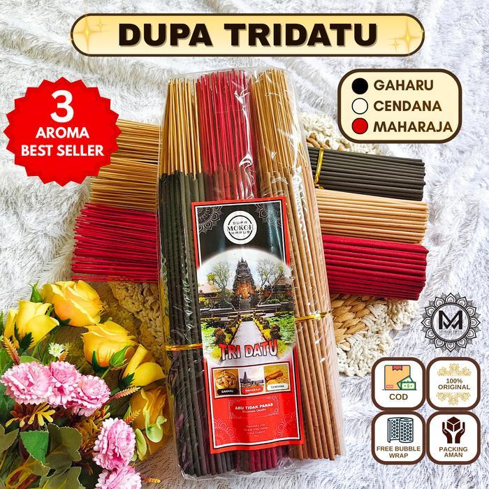 Dupa Tridatu Asli Bali (Gaharu Cendana Maharaja) / Dupa Premium Abu Dingin Pengharum Ruangan / Dupa