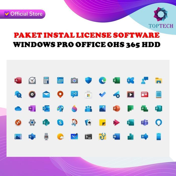 PAKET INSTAL LICENSE SOFTWARE WINDOWS 11 PRO - OFFICE OHS - OFFICE 365 ORI SOFTWARE OFFICE