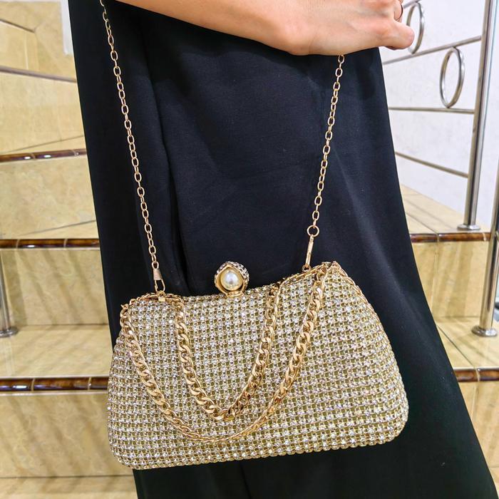 Tas Kondangan Wanita Elegan Tas Pesta Kristal Mewah Elegan Tas Cantik Pesta Kondangan Import
