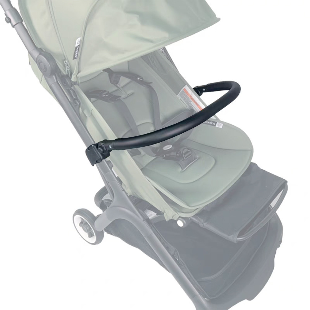 Stroller Armrest For Bugaboo Butterfly Buggy Bumper Bar with Leather Cover Adjustable Foldable Baby