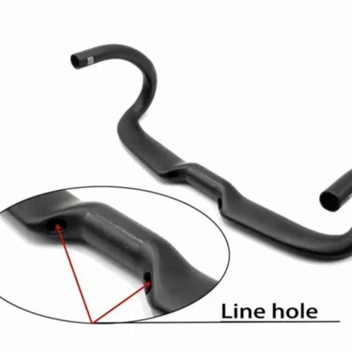 handlebar dropbar carbon EC90 aero 1 31.8 OS drop bar handle stang balap road stang bengkok sepeda
