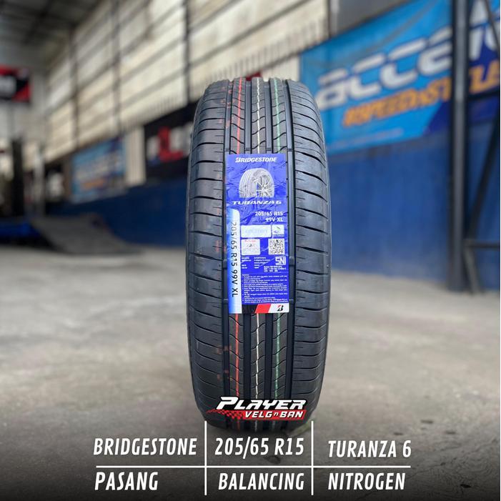 BRIDGESTONE TURANZA 6 205 65 R15 BAN MOBIL INNOVA PHANTER