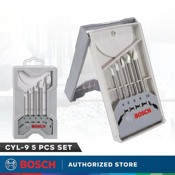 Cyl 9 Bosch Mata Bor Keramik / Mata Bor Tombak Set 5 Pcs - 169