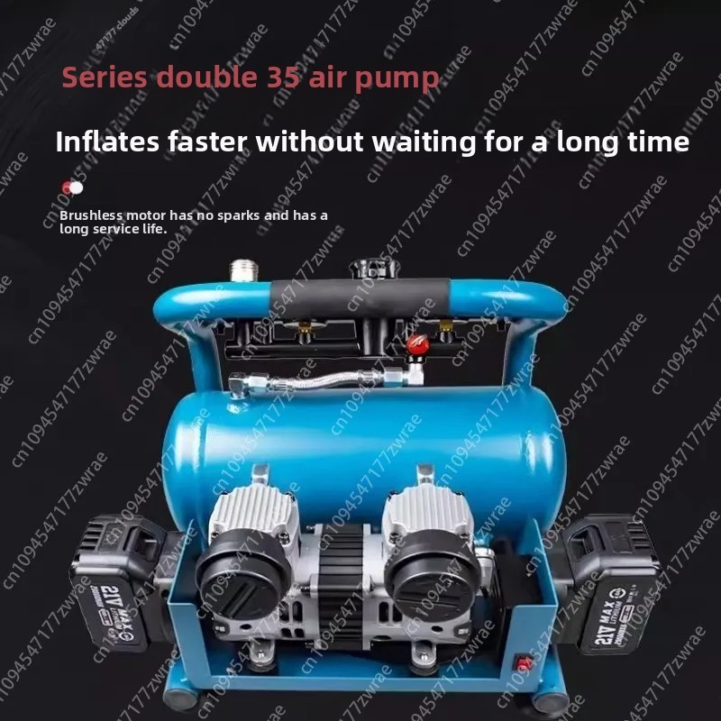 Brushless Lithium Battery Air Compressor With Double Air Pump Compressor
