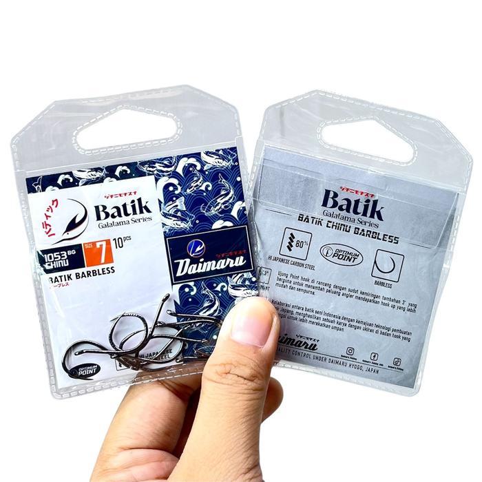 Kail Pancing Daimaru Batik Barbles Galatama Chinu No 6 & 7 Tanpa Ruit Terbaru Super Kuat dan Tajam