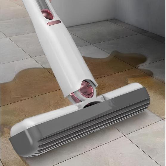 NEWW Mini Mop Portable Alat Pel Pembersih Kaca Jendela Tarik Otomatis Tongkat Mop Pel Lap Kaca