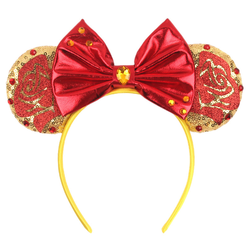 New Cool Buzz Light Mouse Ears Headband Disney Character Hairband Kids Party Hair Accessories Women