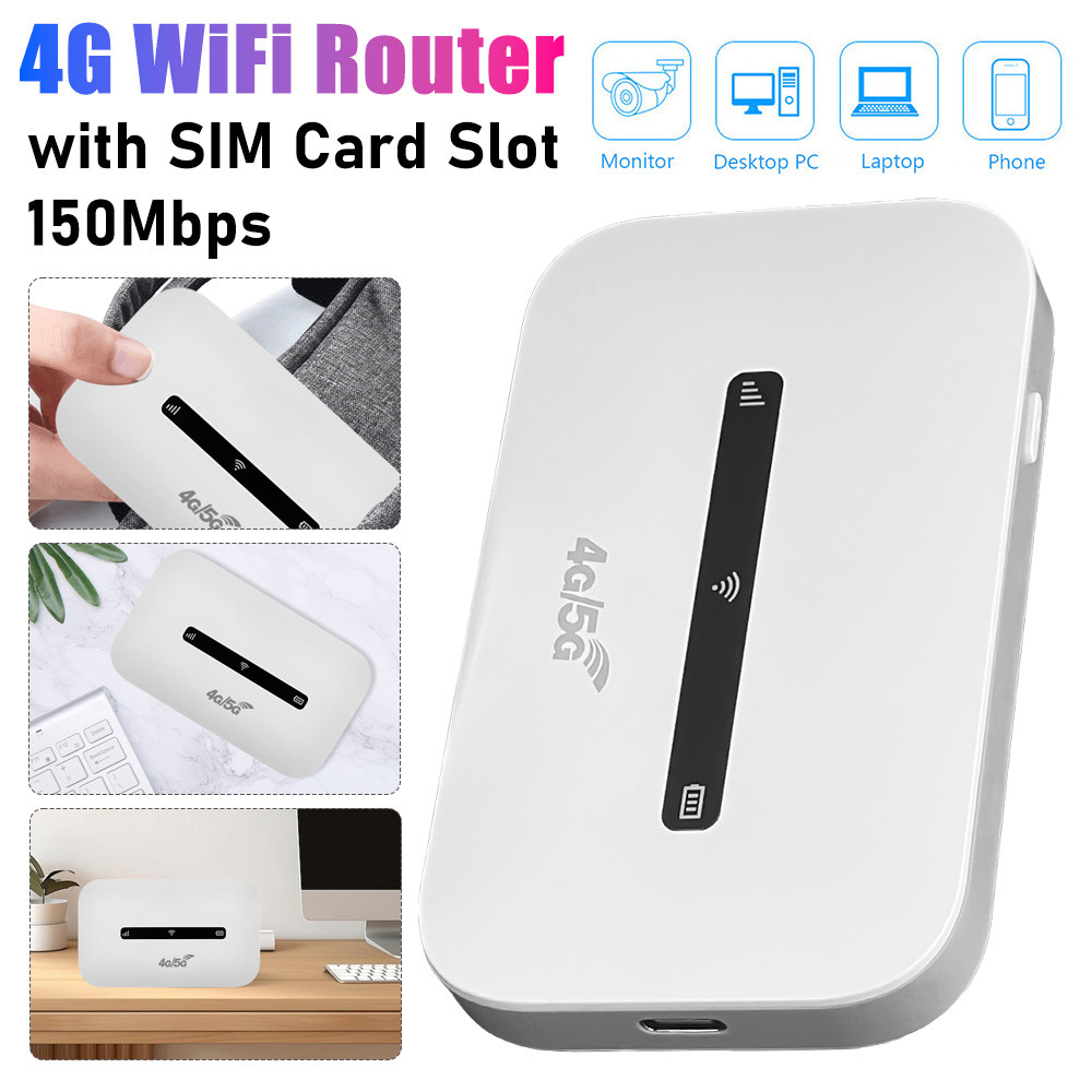 4G WIFI Router 150Mbps Wireless Wifi Portable MiFi Modem 4G LTE Wireless Router Mobile Wifi Hotspot