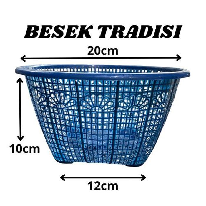 1 Lusin / 12 Pcs Besek Tradisi Besek Hajatan Plastik Tebal Berkualitas Kitchenware ceting plastik