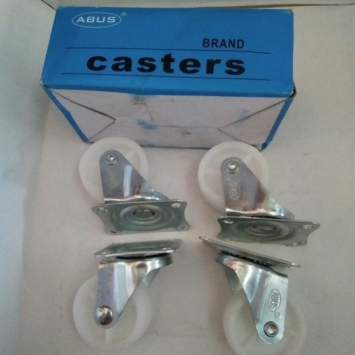 roda caster 2 inch ( 1 set )