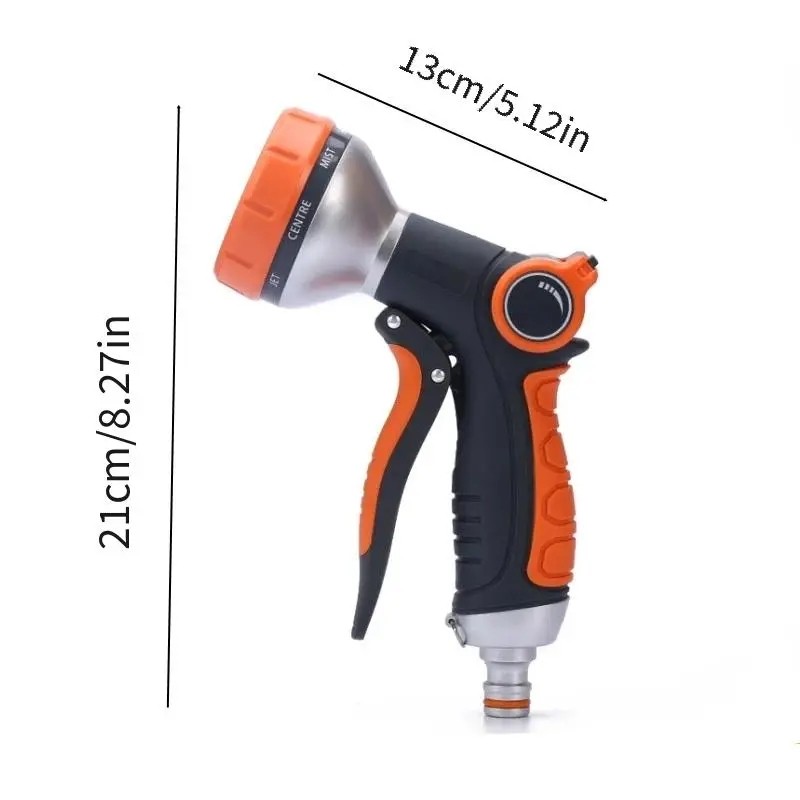 1PC Garden Water Gun Household Car Wash Water Gun Sprinkler Head Watering Spray Gun High-pressure