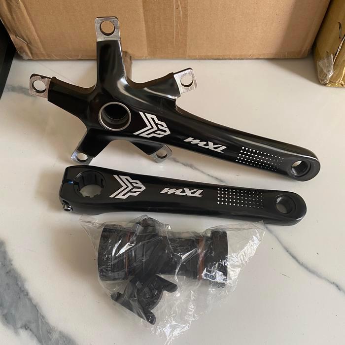 Crank Arm Set Mxl Untuk Sepeda Lipat Mtb Roadbike Minivelo