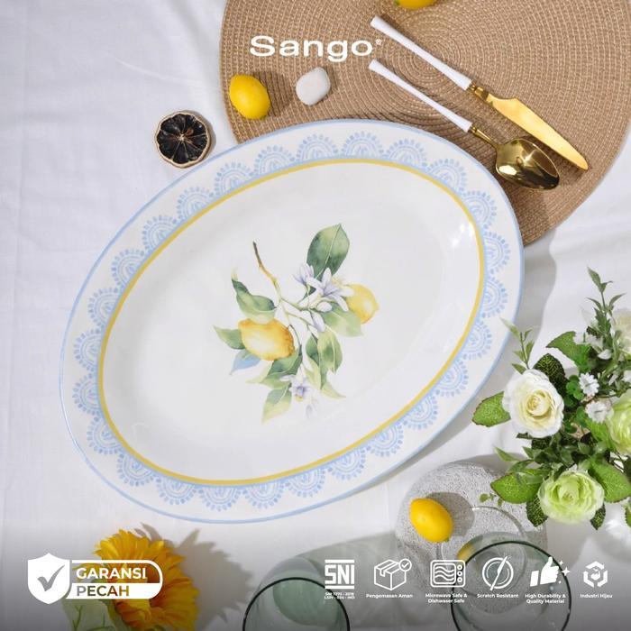 SANGO Piring Oval Limoncello (Isi 1)