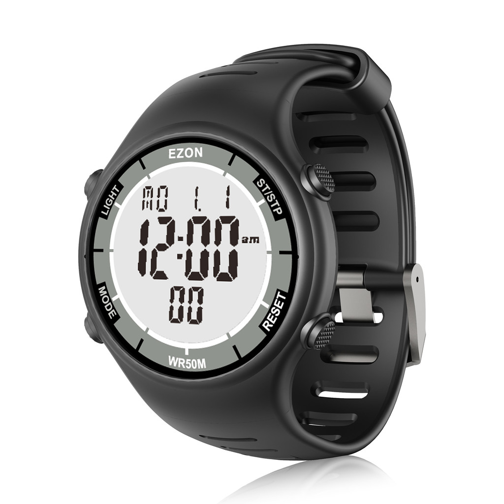 EZON Digital Sports Watch L008D, Waterproof Sports watch with Interval Timer/Chronograph/Lap