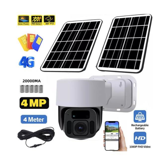 BERGARANSI CCTV 4G GSM Solar Panel Tenaga Surya Wistino Kamera Waterproof