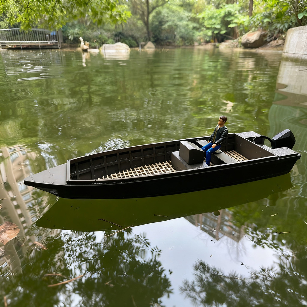 RC Ships 62cm with Brushless Boat Outboard Motor Large Remote Control Boat 3D Printed Forming RC