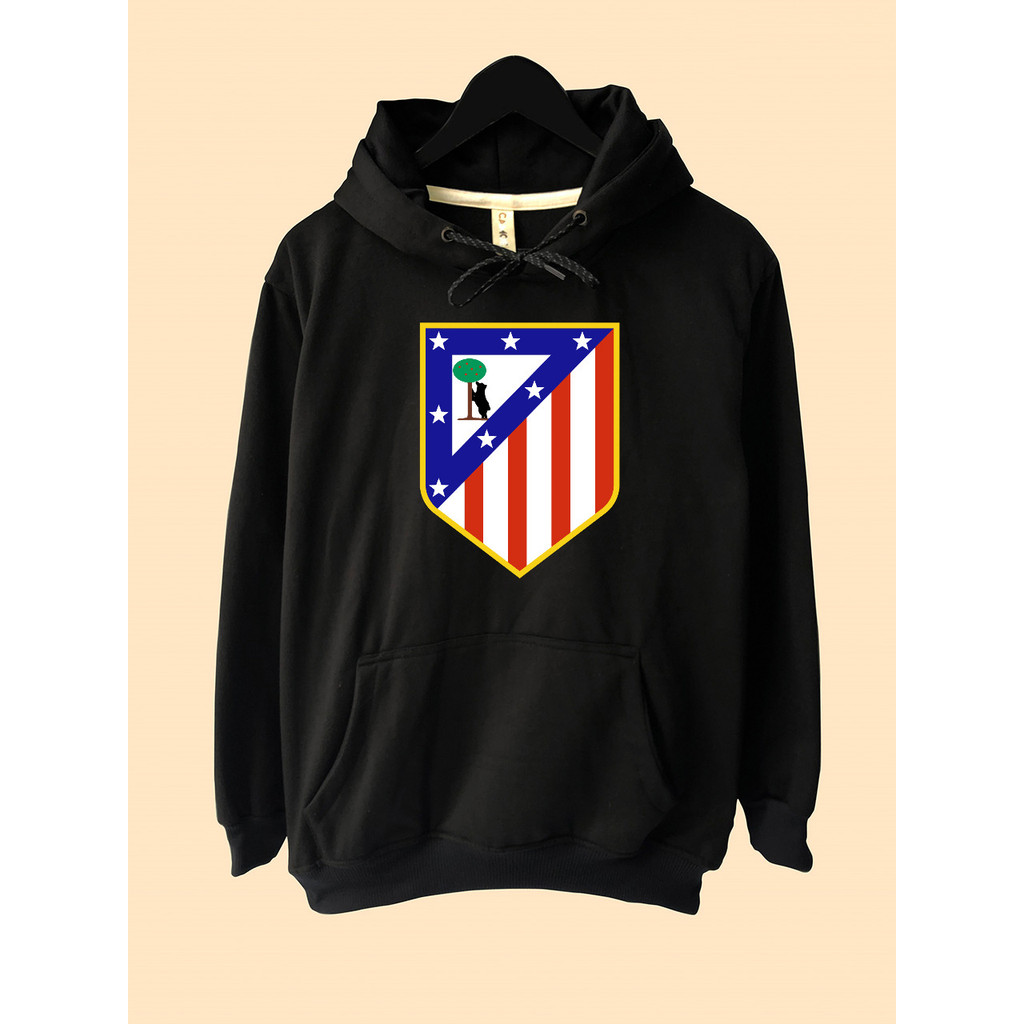 Jaket Hoodie Atletico Madrid Logo
