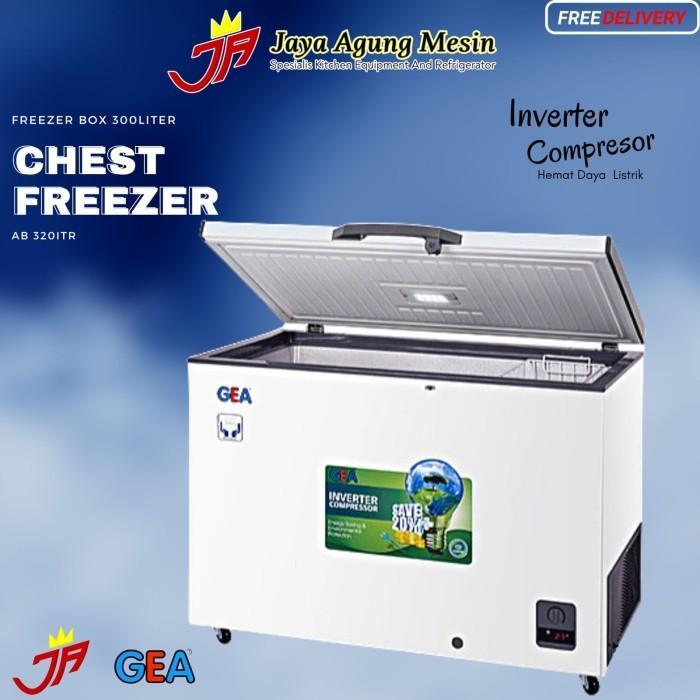 Chest Freezer GEA AB-320-ITR / Freezer Daging Inverter 318 Liter