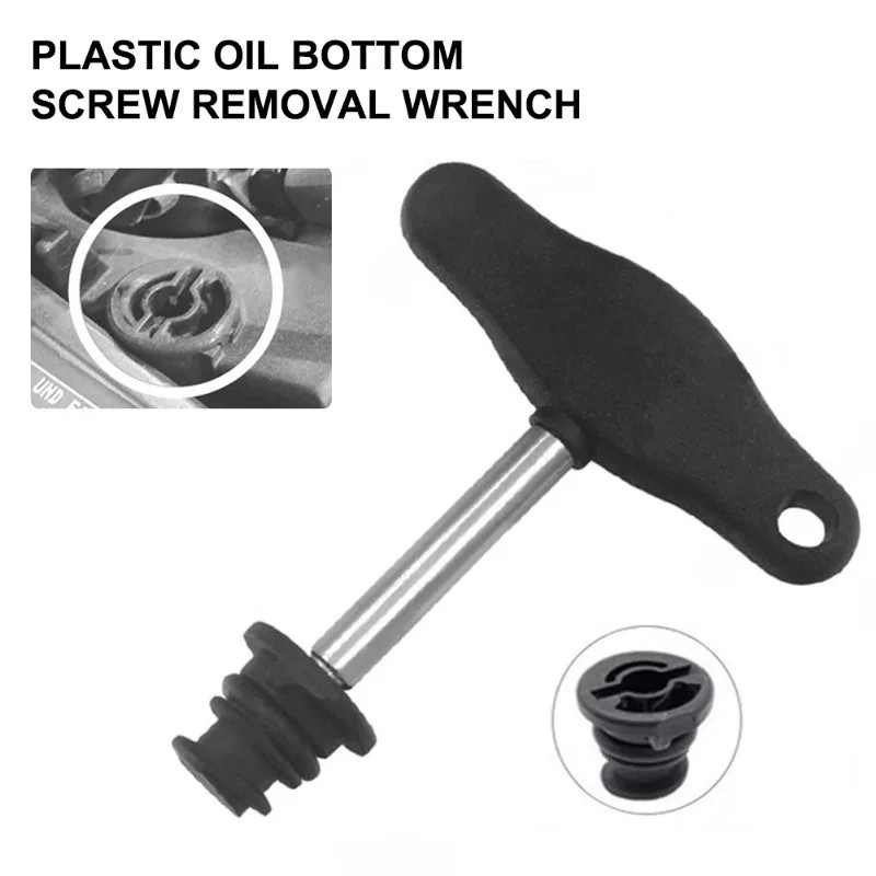 Plastic Oil Drain Plug Screw Removal Installer Wrench Assembly Tool Wrench Tool Car Repair Tool for