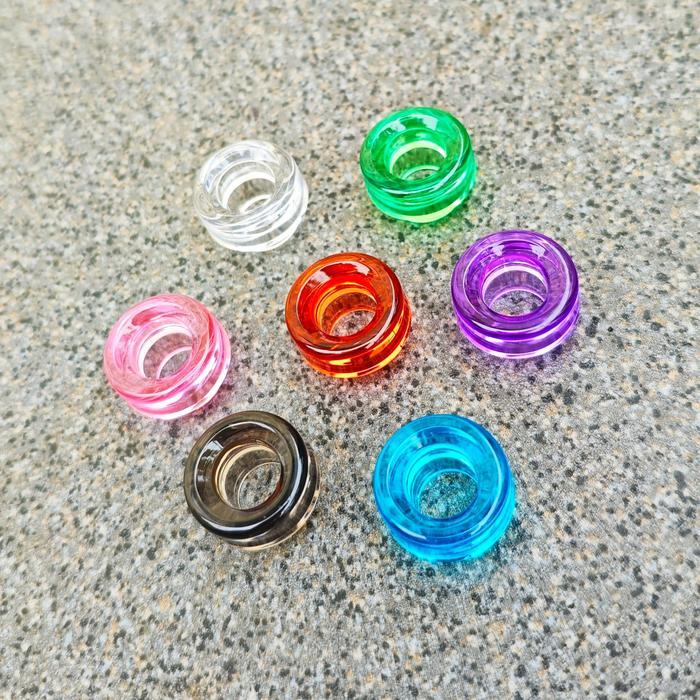 Hiasan Kancing Plastik Transparan Warna Warni untuk Kerajinan Tangan DIY