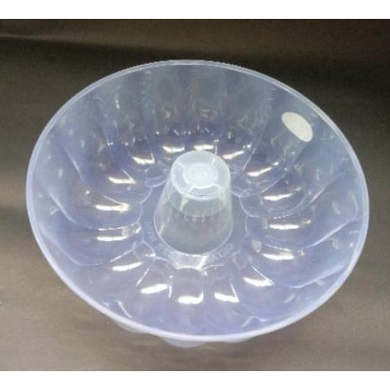 CETAKAN KUE PUDING SALUR BESAR 24CM SALUR SEDANG 20CM SALUR KECIL 15CM BAHAN PLASTIK TEBAL / CETAKAN