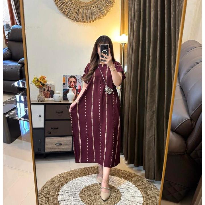 Premium Luvema Daster Lowo Rayon Busui Resleting Citra Original