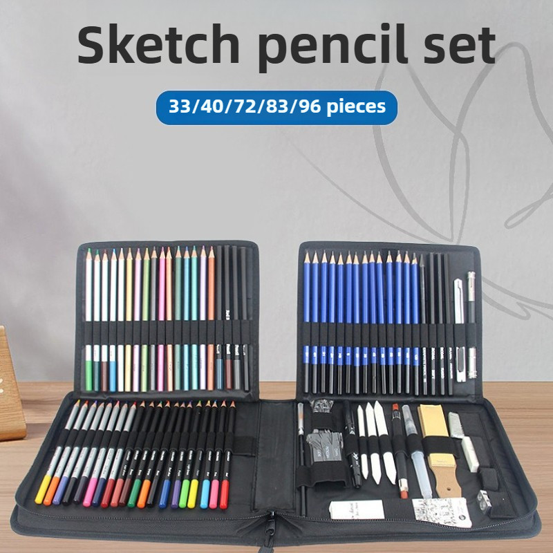 24-120pcs Professional Beginner Drawing Sketching Pencil Art Drawing Set Tools Hot Selling School