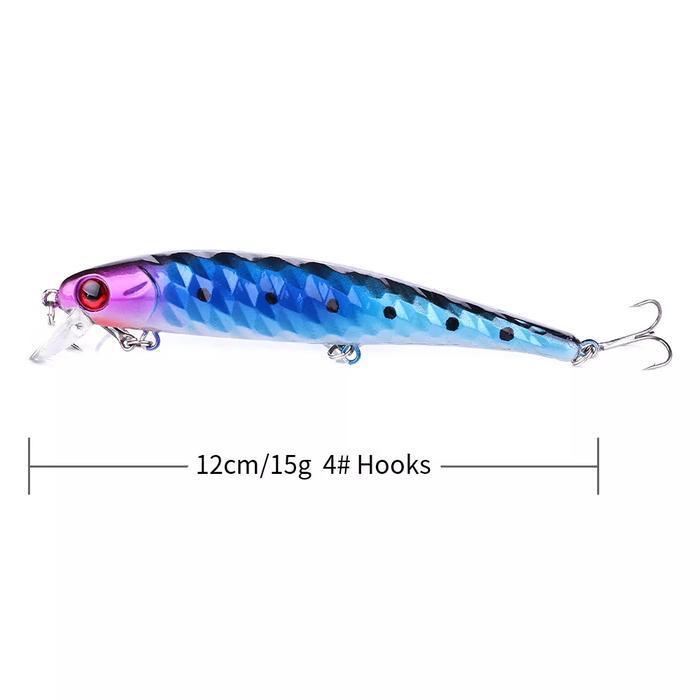 UMPAN PANCING IKAN LURE MINNOW UMPAN CASTING MINNOW SET RELIX MANCING