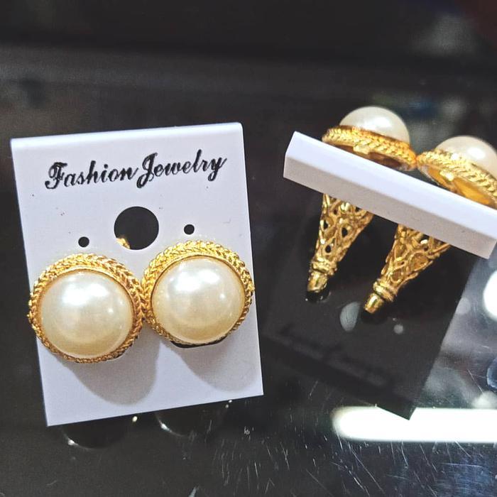 >>>>>] Subeng Mutiara Cerorot Anting Emas Alpaka Bali