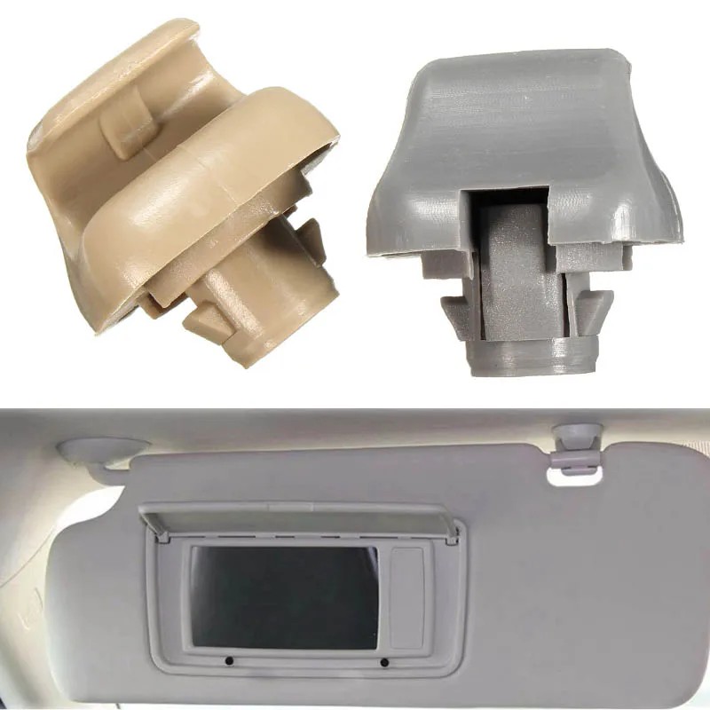 1-2Pcs Car Sun Visor Hook Clip Sunvisor Clips Holder For Honda Accord Odyssey CR-V Civic