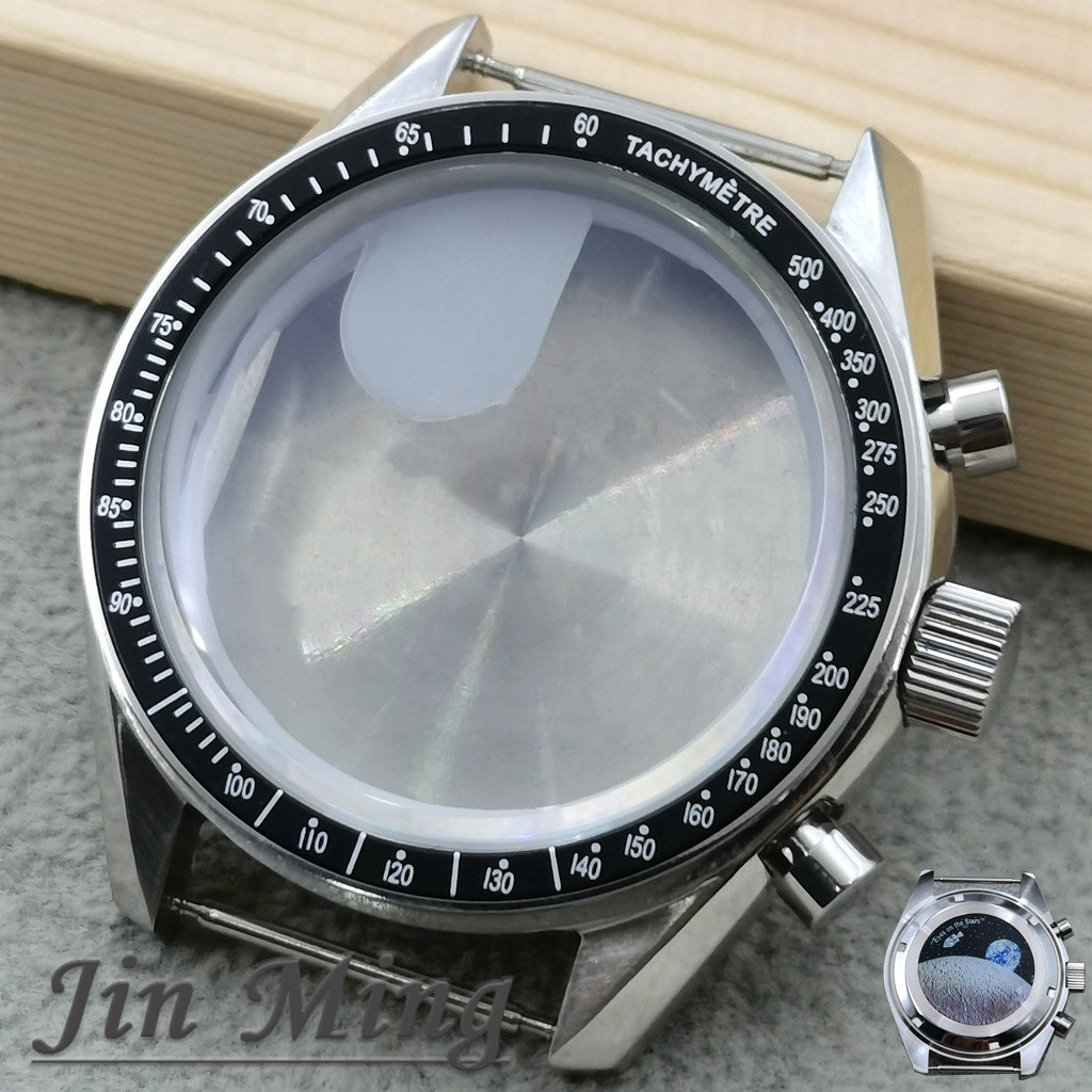 High Quality VK63 case 39.7mm moonswatch metal case chronograph case bezel,VK63 Fashion Business