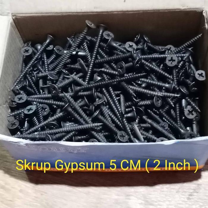 SKRUP GYPSUM SEKRUP GYPSUM SKRUP GIPSUM DRYWALL 5 CM 2 INCH @ 1 DUS