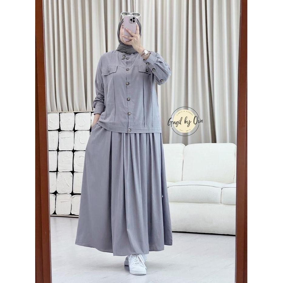 Luxuryfashion Ready Setelan Wanita Shaynala Set Rok Premium By Gagil Fashion Seller