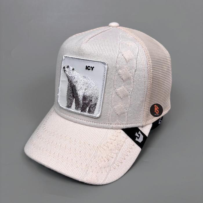 Topi Original Goorin Bros Trucker North And South Icy White