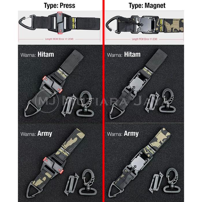 PLATO Carabiner Gantungan Kunci Tas Multifungsi Hook Keychain Hook