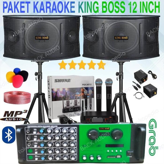 paket sound karaoke rumahan speaker 12 inch king boss sound karaoke room karaoke vip cocok buat cafe