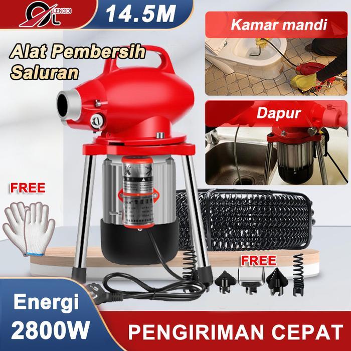 Mesin Drain Cleaner Universal Mesin Bor Drain Cleaner Pembersih Pelancar Pipa Mampet