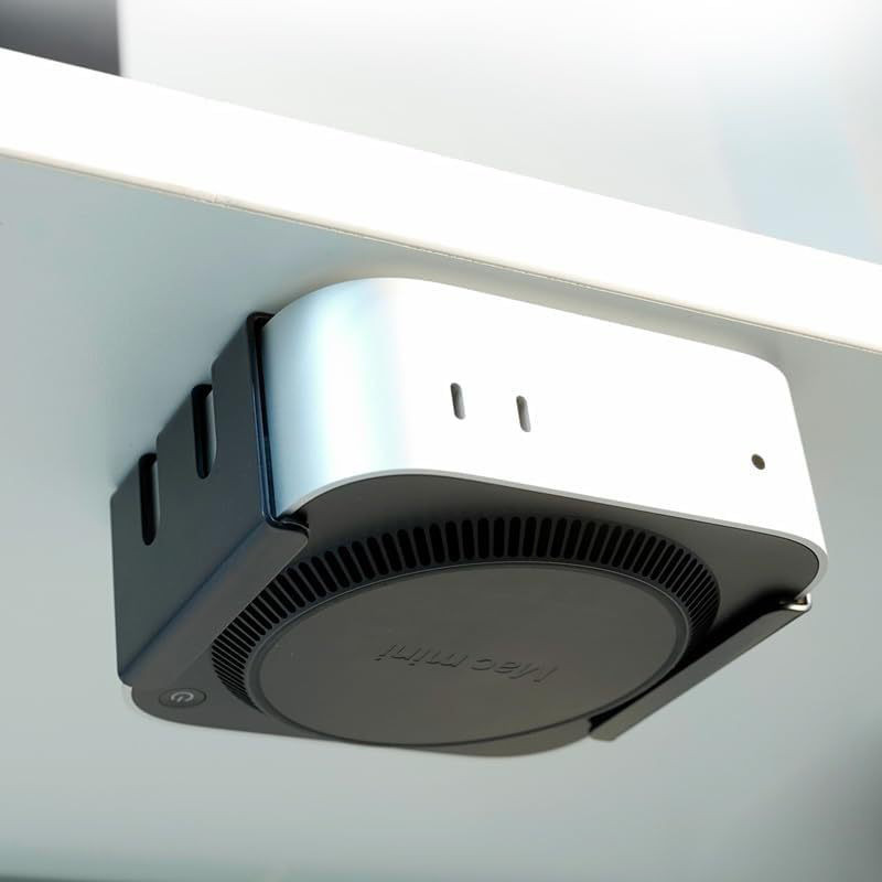Under Desk Mounts for Mac Mac Studio M1/M2/M3 Mac mini M4 / M4 Pro Host Cooling Holder Wall Mounted