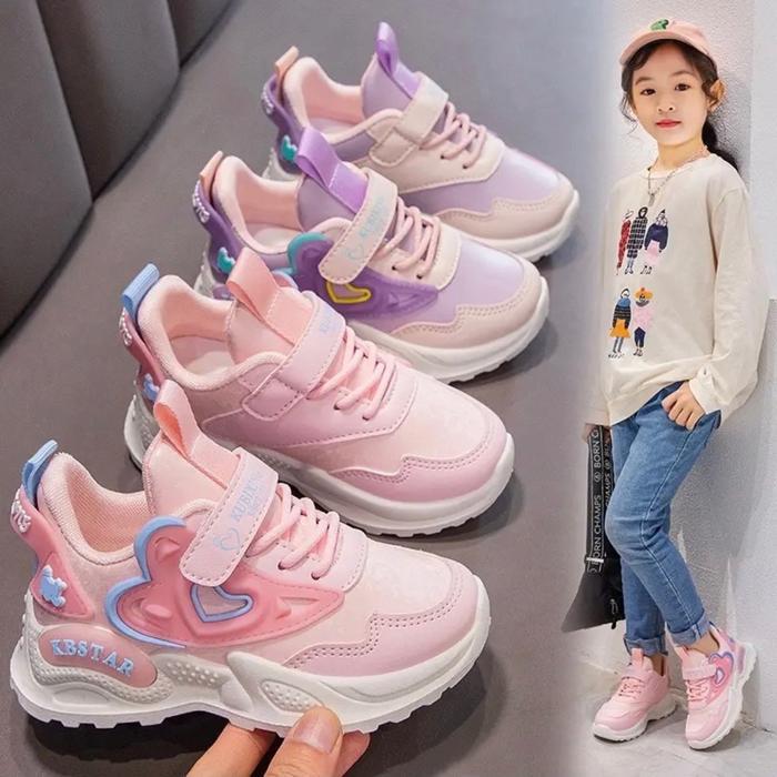 Carvil Kiddo Shoes - 1001 Sepatu Sneakers Anak Perempuan Luveli Kbsstar