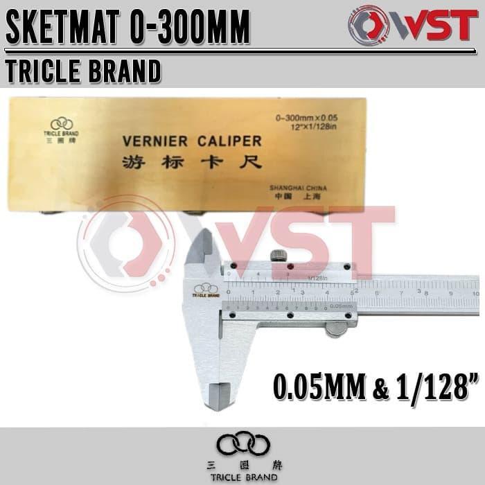 SKETMAT / JANGKA SORONG / VERNIER CALIPER 12" TRICLE BRAND