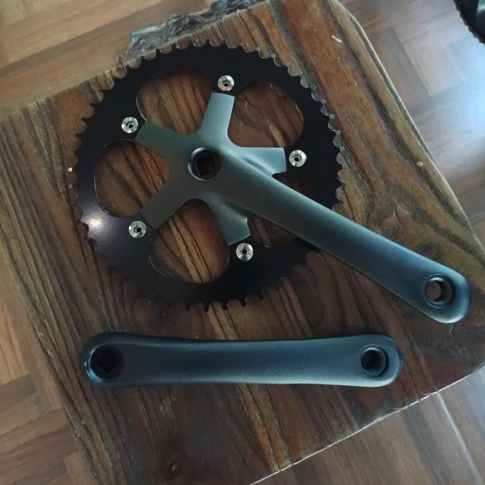 CRANK TAIWAN BCD130 SINGLE SPEED FIXIE 48T ALLOY