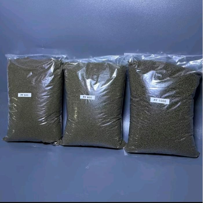Pelet Pf 500 800 1000 Pakan ikan hias, lele, koi